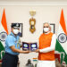 SWAC Air Officer Commanding-in-Chief Air Marshal Vikram Singh calls on Gujarat Governor