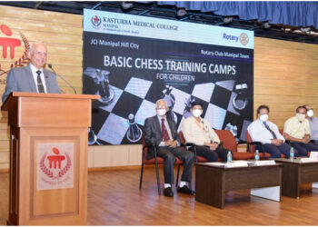 MAHE Pro-Chancellor Dr HS Ballal opens chess camp series to fund poor child cancer patients