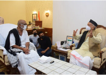 Pujya Morari Bapu meets Maharashtra Governor Bhagat Singh Koshyari