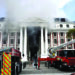 Fire burns South Africa’s 200 year old Parliament building in Cape Town