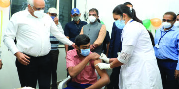 Gujarat CM Bhupendra Patel launches special drive to vaccinate children in 15-18 age group