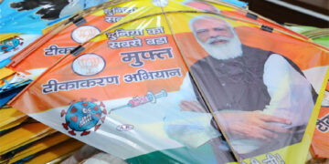 BJP’s ‘poll’vault: 25 lakh ‘Modi’fied kites set to kickstart sky war in Gujarat on Makar Sankranti