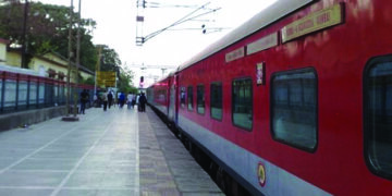 Mumbai-Delhi Rajdhani Express hits cement pillar placed on track in suspected derailment bid near Valsad