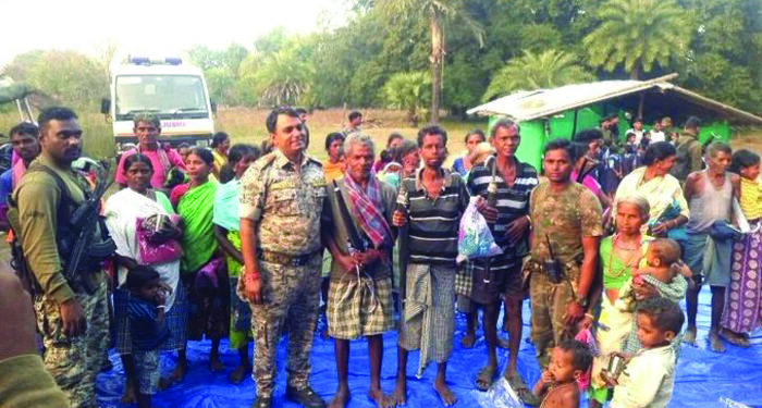 44 Naxals surrendered before police, pampered with feast in Chhattisgarh’s Sukma