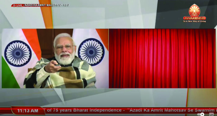 PM Modi inaugurates launch of ‘Azadi Ke Amrit Mahotsav se Swarnim Bharat Ki Ore’ programme