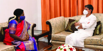 Pondy Lt Guv Tamilisai Soundararajan meets TN Governor in Chennai