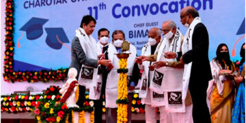 11th Convocation of CHARUSAT: Dr Bimal Patel exhorts students to work for Atmanirbhar Bharat