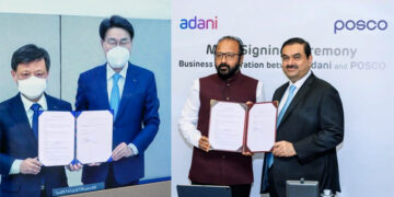 POSCO & Adani sign MoU for establishing Integrated Steel Mill in Mundra