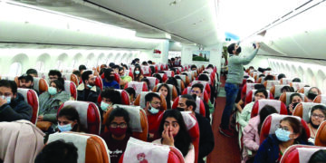 Operation Ganga: Fourth evacuation flight carrying 198 stranded Indians leaves for Delhi from Bucharest