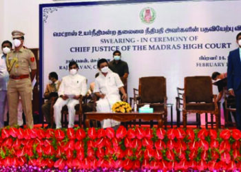 Justice Bhandari takes oath as Chief Justice of Madras HC