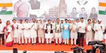 Dwarka Declaration: Aiming to win 125 seats, Gujarat Cong promises electricity concessions, 10L jobs, gas cylinder at Rs 500