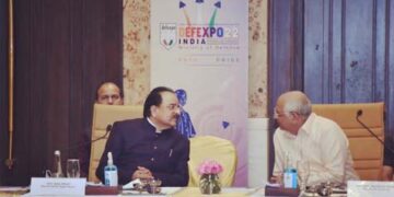 Gujarat CM, MoS for Defence review DefExpo 2022 preparations at Apex Committee meeting
