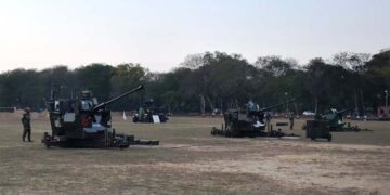 Southern Command GOC-in-Chief pats demo on ‘Engagement of Remotely Piloted Aircraft System’