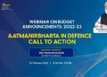 PM to address Post budget webinar on ‘Aatmanirbharta in Defence – Call to Action’ on Friday