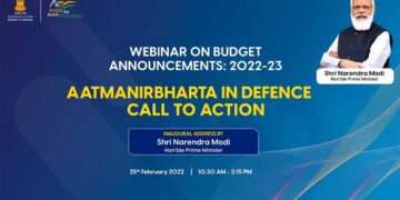 PM to address Post budget webinar on ‘Aatmanirbharta in Defence – Call to Action’ on Friday