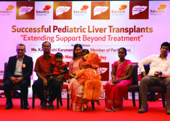 Kauvery Hospital performs two pediatric living donor liver transplants