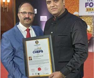 World Leadership Congress honours Celebrity Master Chef Dr Kaviraj Khialani with ‘Most Admired Chef’ title
