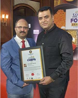World Leadership Congress honours Celebrity Master Chef Dr Kaviraj Khialani with ‘Most Admired Chef’ title