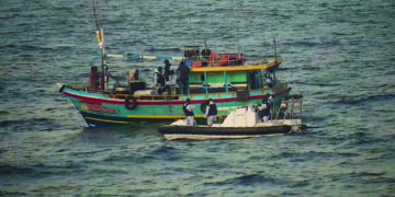 ICG apprehends Sri Lankan fishing boat, 5 crew in anti-poaching operation in GoM