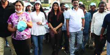 Director K. Bhagyaraj  & Chaya Singh, Sakshi Agarwal inaugurate “Kidney Health for All” walkathon