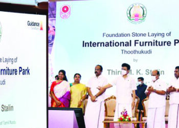 TN CM Stalin lays foundation stone for nation’s first Furniture Park in Thoothukudi