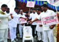 ‘High spirit’ protest: TDP legislators wash Andhra Pradesh CM’s portrait with liquor