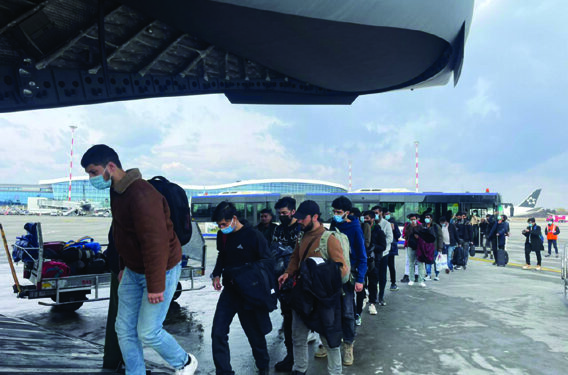 IAF, Indian carriers to bring back 3,726 stranded Indians in Ukraine in 19 flights today, says Scindia