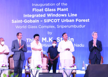 TN CM Stalin inaugurates Saint-Gobain’s 3 facilities at Sriperumbudur set up with Rs 500 cr capex