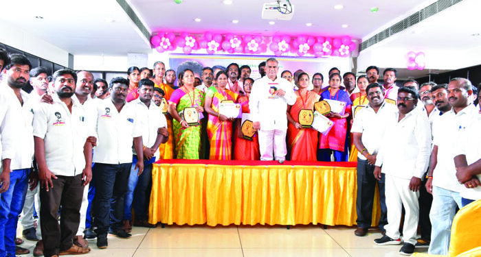 All India Thalapathy Makkal Iyyakam felicitates teachers on Sunday