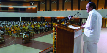 VP Naidu calls for Indianizing education, denounces Macaulay; ‘What’s wrong in saffron?’