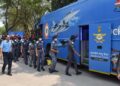 Indian Air Force reaches out to students through Induction Publicity Exhibition Vehicle in Vadodara