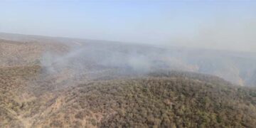 Fire breaks out at Sariska Tiger Reserve in Alwar, IAF deploys 2 copters