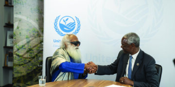 Soil is not a resource, it is the source of our life, says Sadhguru at UNCCD