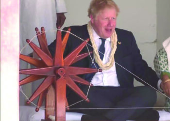 UK PM Boris Johnson lands in Ahmedabad for two-day India visit