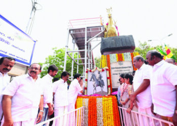 TN CM Stalin, opposition leaders pay tribute to freedom fighter Dheeran Chinnamalai