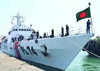 Bangladesh Coast Guard ship Kamaruzzman makes port call at Chennai for 5 days