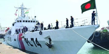 Bangladesh Coast Guard ship Kamaruzzman makes port call at Chennai for 5 days