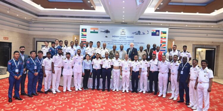 ICG holds oil spill course for 17 foreign countries at Eastern Region HQs in Chennai