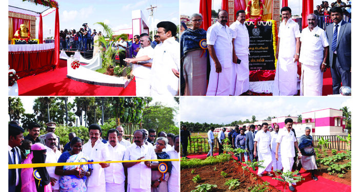 CM Stalin dedicates ‘Samathuvapuram’ in Villupuram