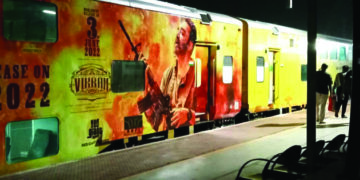 Kamal Hassan set to treat fans: 7 train engines painted with Vikram’s creatives in Erode