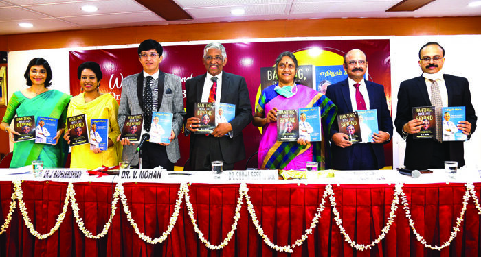 TN Health Secy launches book on forgotten history of Insulin penned by Dr V Mohan