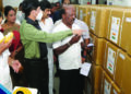TN Health Minister, secretary inspect medical supplies worth Rs 28 crores before being sent to Sri Lanka