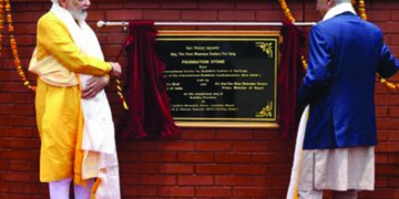 PM Modi arrives in Lumbini, birthplace of Gautam Buddha, to hold talks with Nepalese counterpart