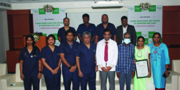Married daughter donates liver to save her ailing father at Fortis Vadapalani