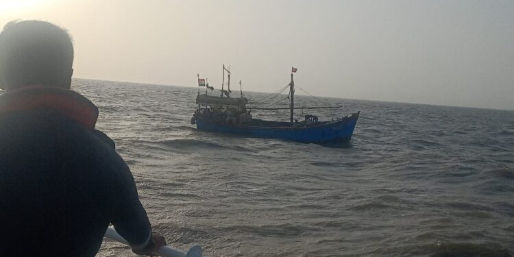 ICG rescues injured fisherman at sea