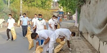 HQ South Western Air Command organizes cleanliness drive at Palaj village near Gandhinagar