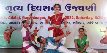 Cultural confluence of Gujarat, Odisha mark ‘The World Dance Day’ at JCARC complex in Adalaj