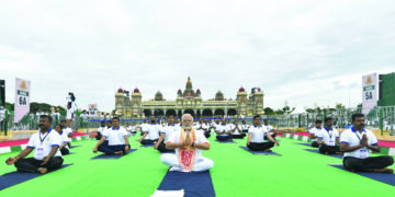 PM leads International Yoga Day celebration with mass yoga demo in Mysuru
