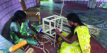 Erode Dist Administration trains tribals to earn wealth from waste, gives mobile connectivity