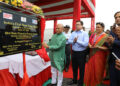 Steel Minister dedicates India’s first all steel slag road in Gujarat built in association with ArcelorMittal Nippon Steel 